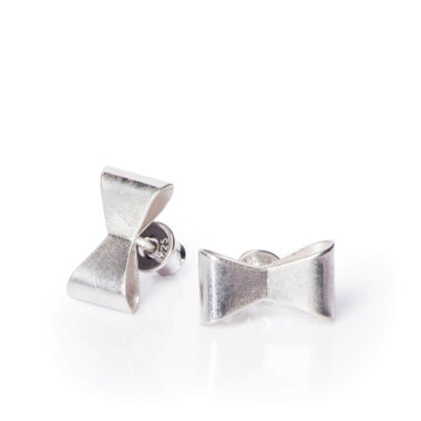 ALE. RIBBON earrings (K/K -210x - AG), silver
