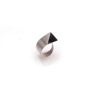 ALE. ORIGAMI ring (O/P -9- AG), silver