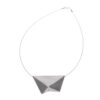 ALE. ORIGAMI necklace (O/N -21- AG), silver