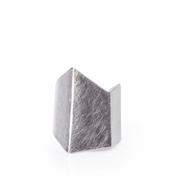 ALE. ORIGAMI ring (O/P -38- S), stainless steel