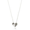 ALE. ORIGAMI HEARTS necklace (SO/N -112- AG), silver