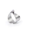 ALE. SERPENTINES ring (S/P -5- S), stainless steel