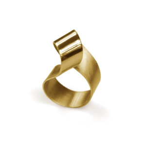 ALE. SERPENTINES ring (S/P -2- M), brass