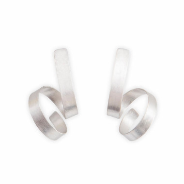 ALE. SERPENTINES earrings (S/K -430- AG), silver