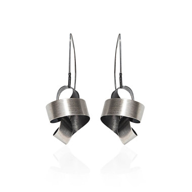 ALE. SERPENTINES earrings (S/K -51- AG), silver