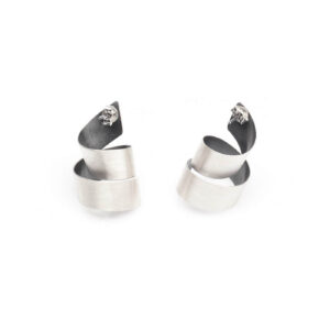 ALE. SERPENTINES earrings (S/K -32- AG), silver
