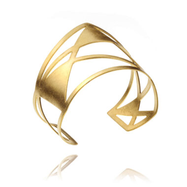 ALE. AIR bracelet (A/B -4- S/AU matte), gold-plated stainless steel