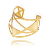 ALE. AIR bracelet (A/B -4- S/AU polished), gold-plated stainless steel