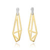 ALE. AIR earrings (A/K -8- S/AU), gold-plated stainless steel
