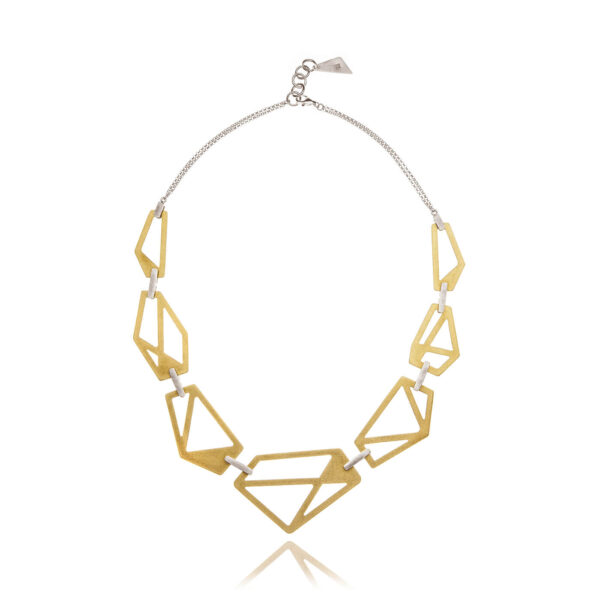ALE. AIR necklace (A/N -2- S/AU), gold-plated stainless steel