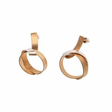 ALE. THE Y SET earrings (Y/K -421- AG/AU), silver