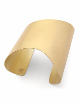 ALE. FLORAL bracelet (F/B -201- M), brass