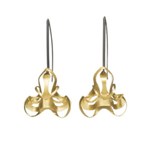 ALE. BIONIC earrings (B/K -9- M), brass