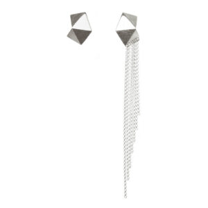 ALE. ORIGAMI earrings (O/K -117- AG), silver