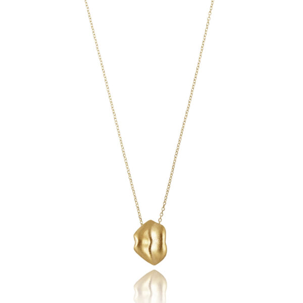 ALE. KISS necklace (C/N -1- AU), gold-plated silver