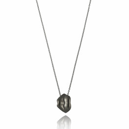 ALE. KISS necklace (C/N -1- OX), oxidised silver