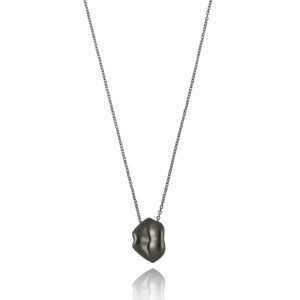 ALE. KISS necklace (C/N -1- OX), oxidised silver