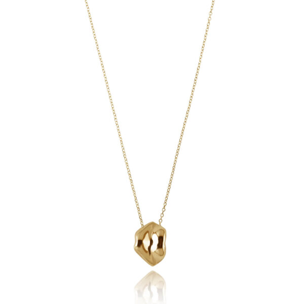 ALE. KISS necklace (C/N -2- AU), gold-plated silver