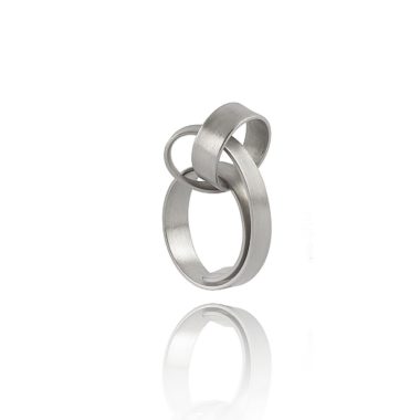 ALE. KNOT ring (Y/P -431- S), stainless steel