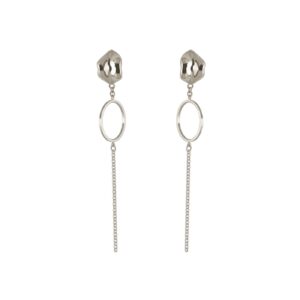 ALE. KISS earrings (C/K -5- AG), silver