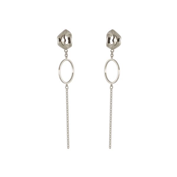 ALE. KISS earrings (C/K -5- AG), silver