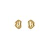 ALE. KISS earrings (C/K -7- AU), gold-plated silver