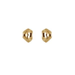 ALE. KISS earrings (C/K -8- AU), gold-plated silver